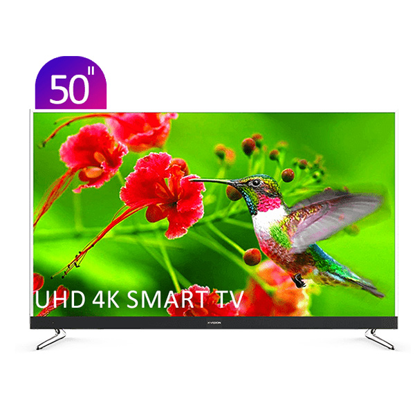 تلویزیون UHD 4K هوشمند ایکس‌ویژن سری 5 مدل XKU585 سایز 50 اینچ