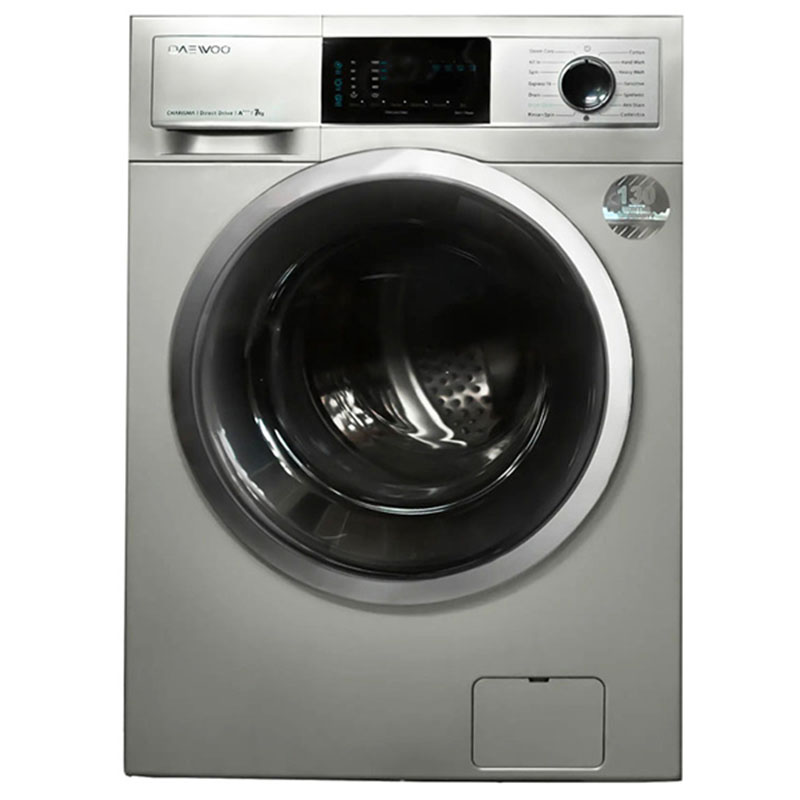ماشین لباسشویی 7 کیلویی دوو مدل LM-720S نقره ای